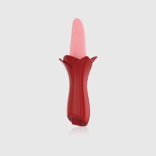 Clitoral Stimulation Tongue Licking Rose Vibrator