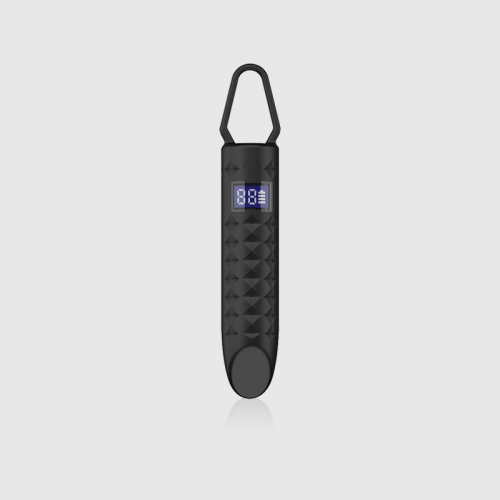 LED Display Cute Bullet Vibrator in Black