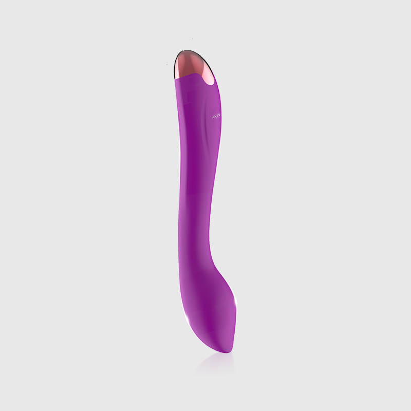 Clitoral Touching Gspot Finger Play Vibrator in Purple