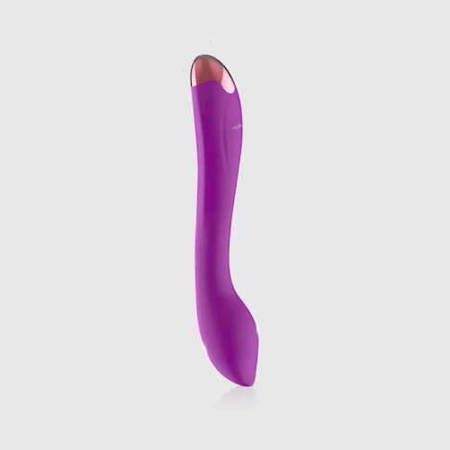 Clitoral Touching Gspot Finger Play Vibrator in Purple