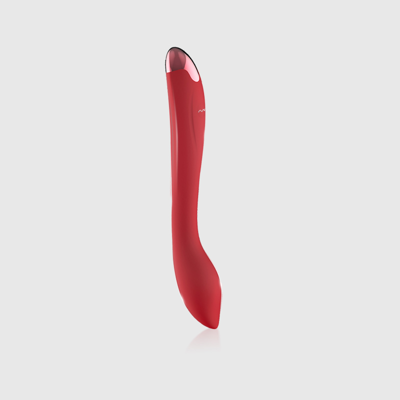 Clitoral Touching Gspot Finger Play Vibrator in Red