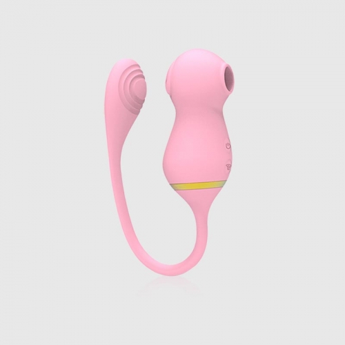 Milk Dog 10 Vibrating Sucking Gspot Pinky Vibrator