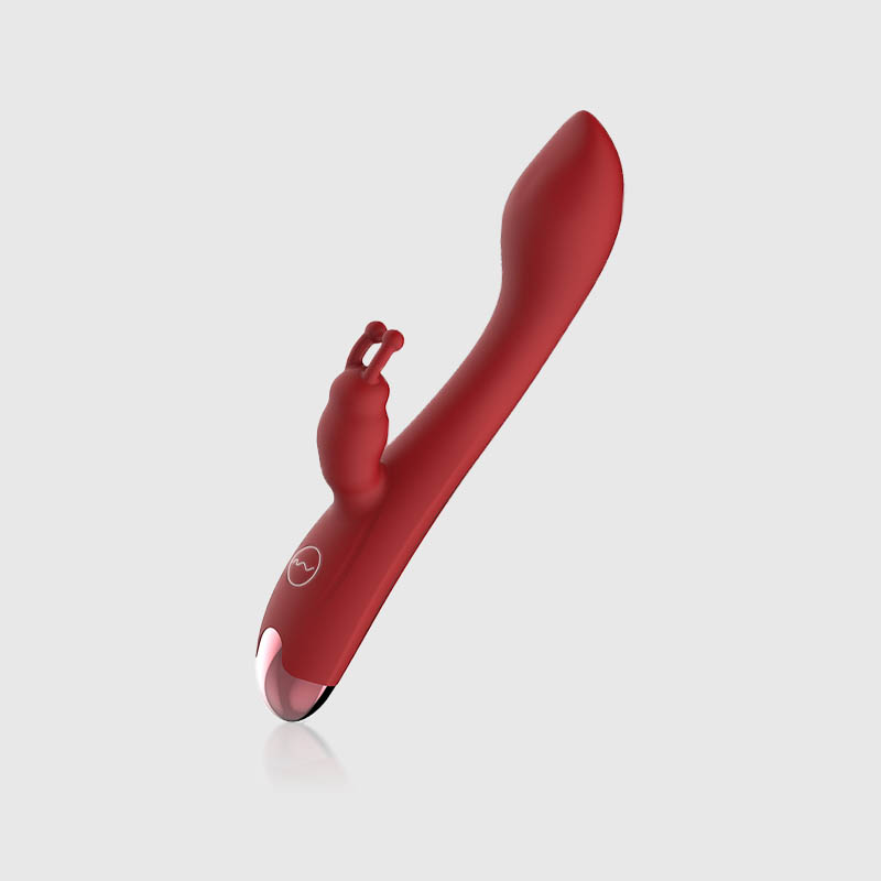 Crazy George Rechargeable Rabbit Vibrator in Red