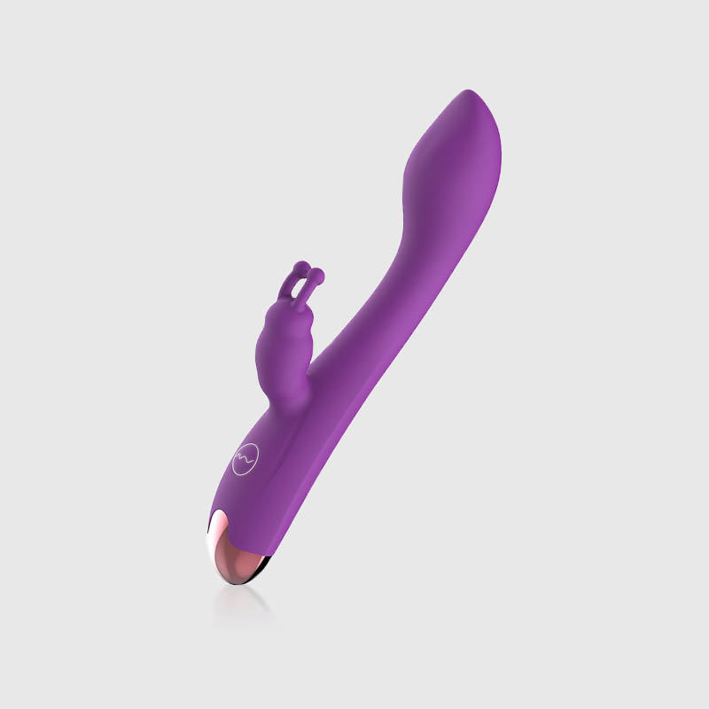 Crazy George Rechargeable Rabbit Vibrator in Purple