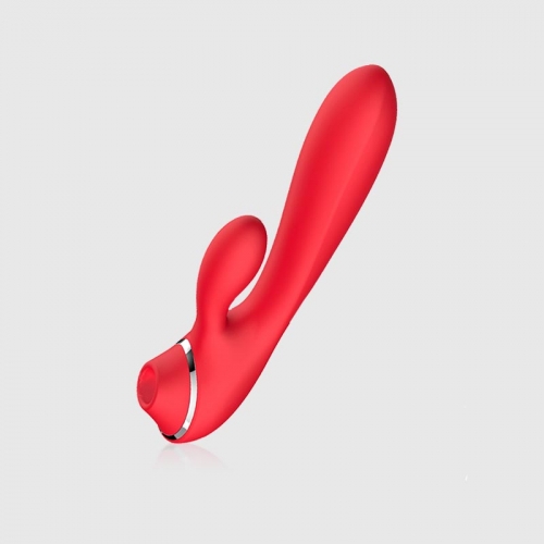 Louis I Durable Clit Sucking Gspot Play Vibrator in Red