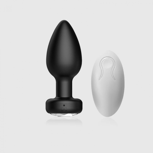 1 Pc Electric Anal Plug Vibrator With Remote Control