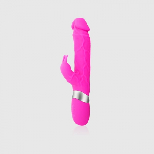 Seven Frequency Realistic Dildo Design Dual Motor Bionic Rabbit Vibrator