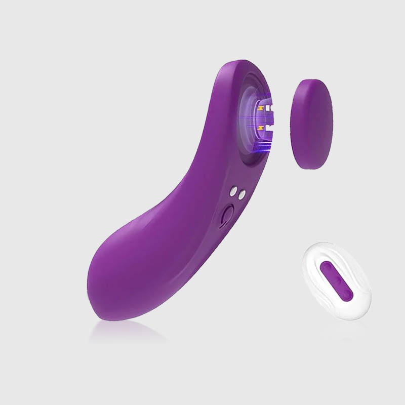 Remote Controlled Invisible Wearable Vibrator in Purple