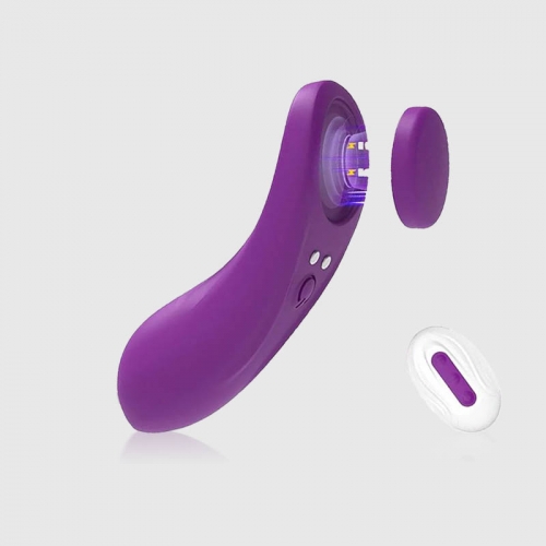 Remote Controlled Invisible Wearable Vibrator in Purple