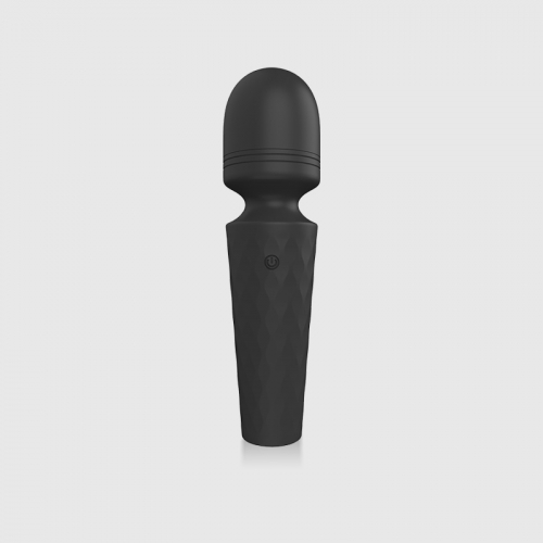 Sharon Clitoral Wand Massage Vibrator in Black