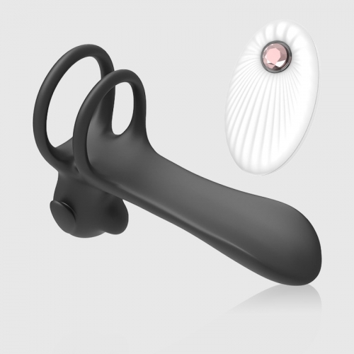 The Big Band Vibrating Cock Ring in Black