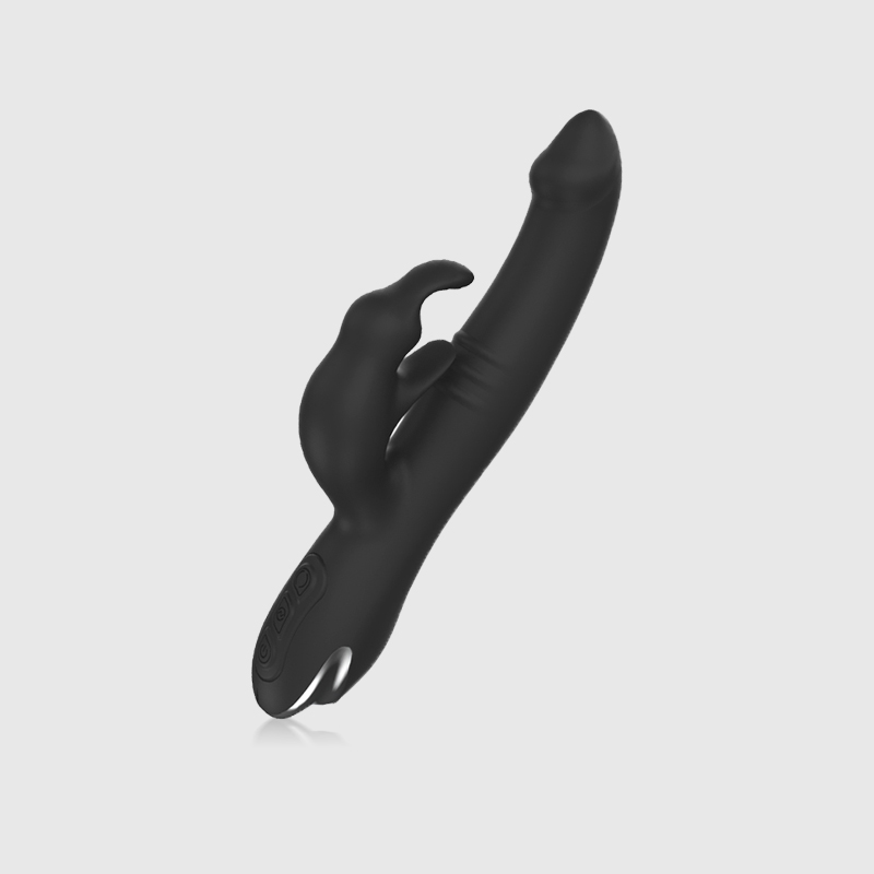 The Bunny Hop Rabbit Vibrator in Black