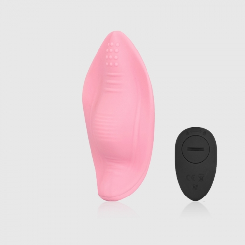 Multi Frequency Remote Control Invisible Waterproof Wearable Vibrator Pink